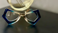 Blue -Gold Accent Frames