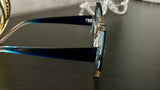 Blue -Gold Accent Frames