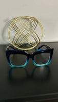 Blue/ Turquoise Square Frames