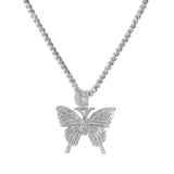 Big Butterfly Pendant Necklace