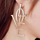 LOVE Drop  Earrings