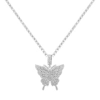 Big Butterfly Pendant Necklace