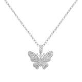 Big Butterfly Pendant Necklace